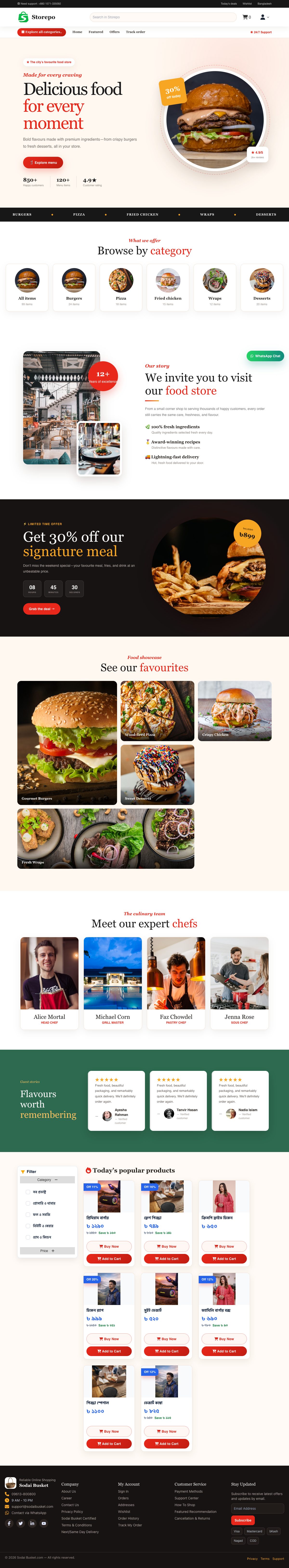 Sarab Restaurant storefront screenshot